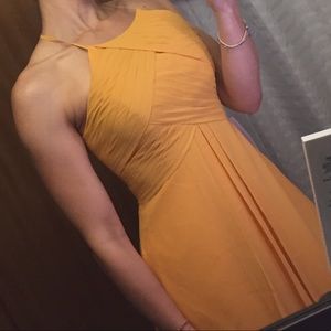 Azaazie Marigold Bridesmaid/Cocktail Dress